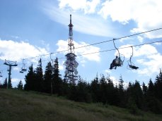 Wycig krzesekowy na Skrzyczne i wiea radiowo-telewizyjna