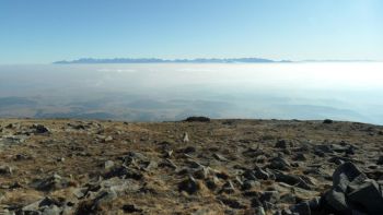 Widok z Babiej Gry na Tatry