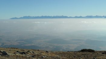 Widok z Babiej Gry na Tatry