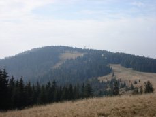 Widok na Turbacz z Długiej Hali
