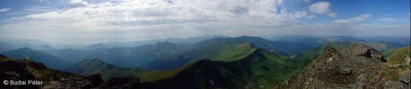 Panorama z Ineula w kierunku zachodnim, na gwn gra Gr Rodniaskich