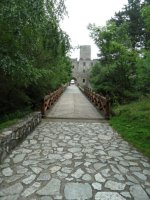 Wejście do zamku Strečno