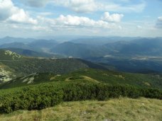 Widok z Vekego Krivnia na poudniowy wschd