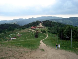 Widok na Palenic z podejcia na Szafranwk