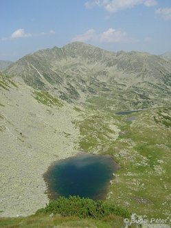 Widok z Vf. Bucura I na Vf. Peleaga i staw Tu Porii