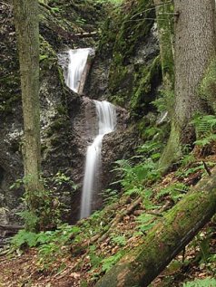 Wodospady w wąwozie Veľký Kyseľ (1)