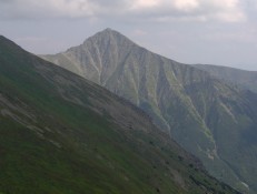 Widok z Koczystego Wierchu na Zadni Kop