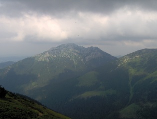 Widok z Kulawca na Kominiarski Wierch