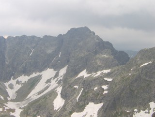 Widok z Kocielca na Kozi Wierch