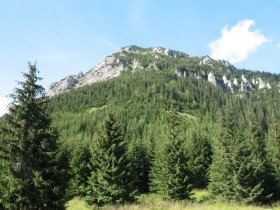 Widok z Iwaniackiej Przełęczy na Kominiarski Wierch