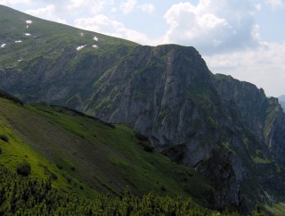 Widok z Kondrackiej Przczy na masyw Maoczniaka