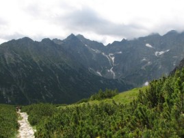 Widok na otoczenie Morskiego Oka