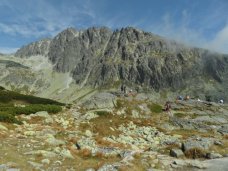 Widok na Gerlach z kocwki podejcia nad Batyowiecki Staw