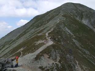 Przełęcz Banikowska (2040 m n.p.m.) i Pahoł (2167 m n.p.m.) Przełęcz Banikowska i Pahoł