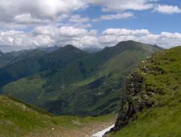 Widok z Liliowego Karbu (1959 m n.p.m.) Widok z Liliowego Karbu