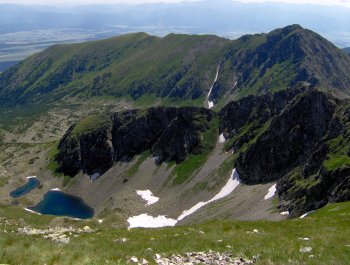 Widok z Bystrej na poudnie