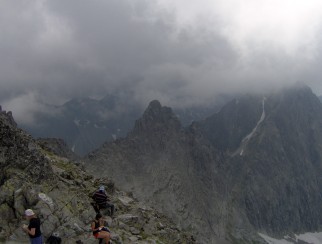 Widok z Lodowej Przeczy na poudnie