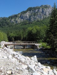 Widok na May Mura przy rozstaju szlakw w Dolinie Jaworowej