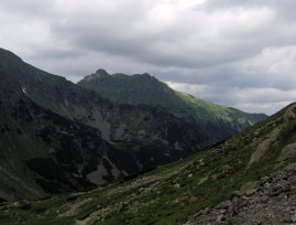 Widok z Zadniej Doliny Jaworowej na zachd w kierunku Szerokiej Jaworzyskiej