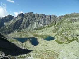 Widok na abie Stawy i Gra Baszt