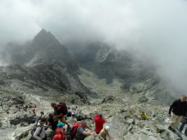 Widok z Rysw na abie Stawy i Kopy Popradzkie