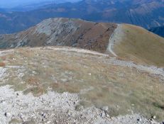 Widok z Brestowej na podejcie od Schroniska na Zwierwce (Chata Zverovka)