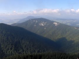 Widok z Biaej Skay na poudnie