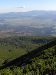 Widok na podne Tatr Sowackich z podejcia na Krywa od Jamskiego Stawu