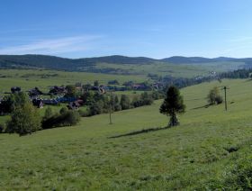 Widok ze Strednicy na Zdziar (Ždiar)