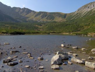 Widok na Wyni Przecz pod Kop Bielsk znad Biaego Stawu