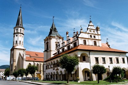 Lewocza (Levoča) — renesansowy ratusz oraz kościół św. Jakuba